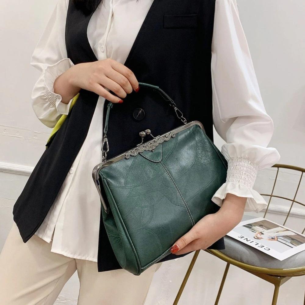 ヴィンテージ・キスロックハンドバッグ